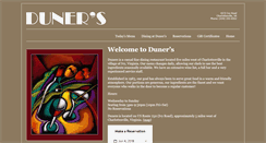 Desktop Screenshot of dunersrestaurant.com