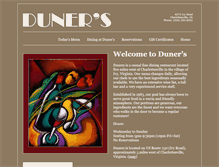 Tablet Screenshot of dunersrestaurant.com